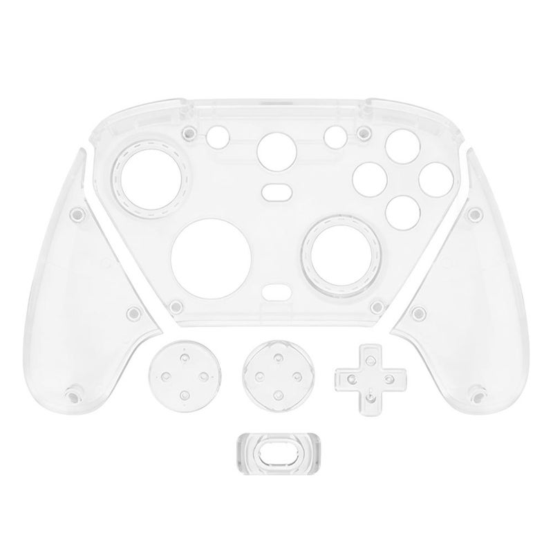 غطاء بديل لجهاز التحكم GameSir G7 Pro مع لوحة PC مغناطيسية، تصميم شفاف وبسيط.